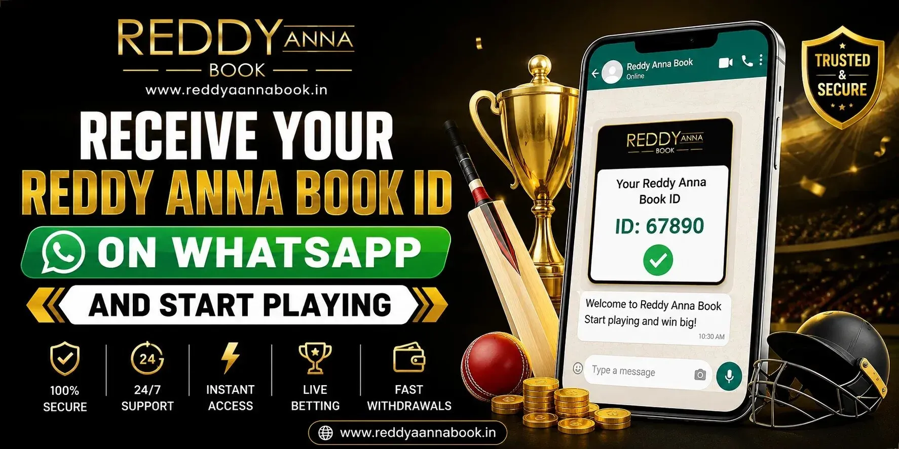 Get Your Reddy Anna Book ID on WhatsApp and Start Playing Today