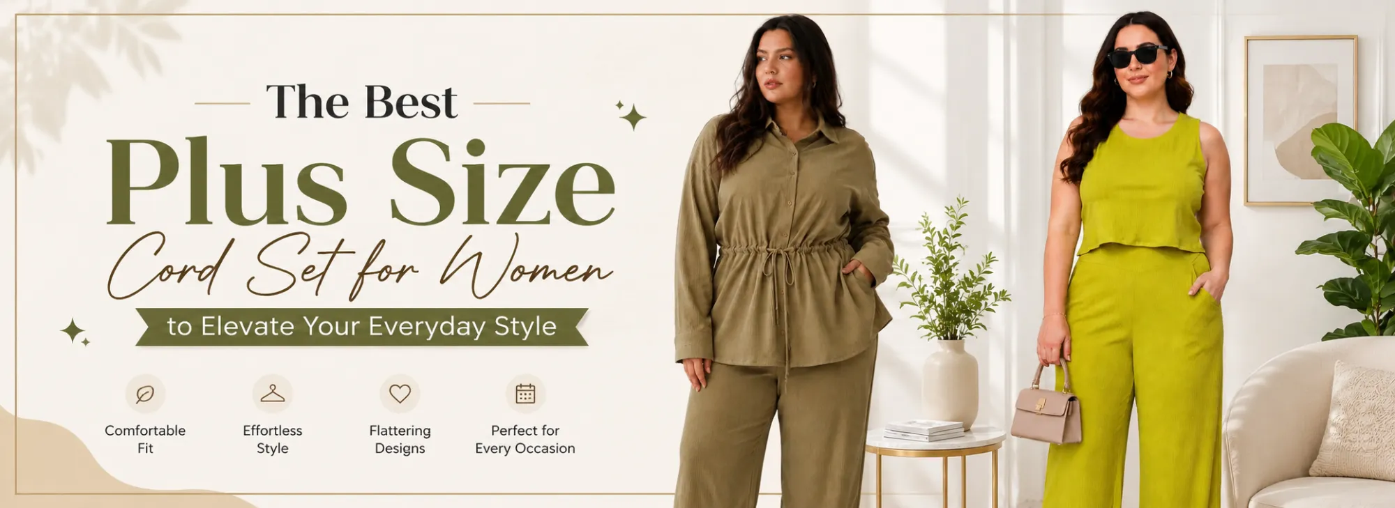 The Best Plus Size Cord Set for Women to Elevate Your Everyday Style