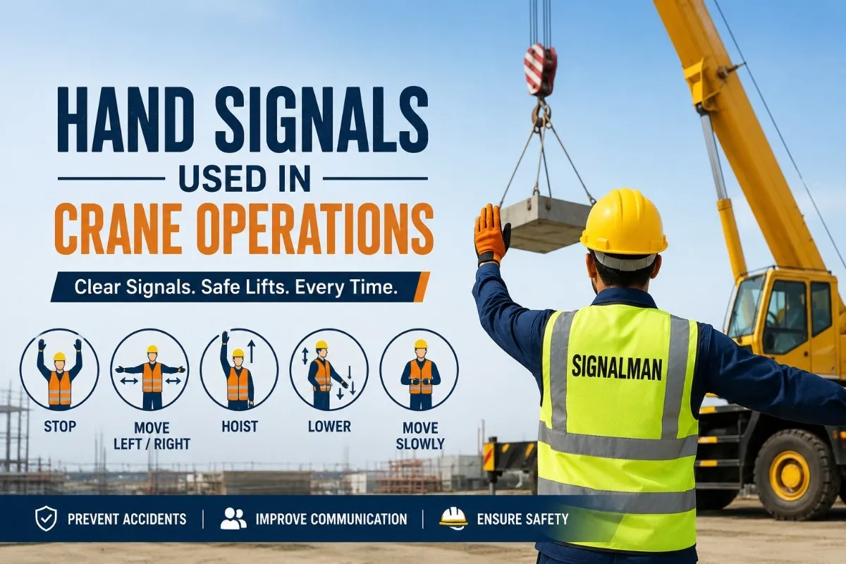 Hand Signals Used in Crane Operations Essay - Signalmen