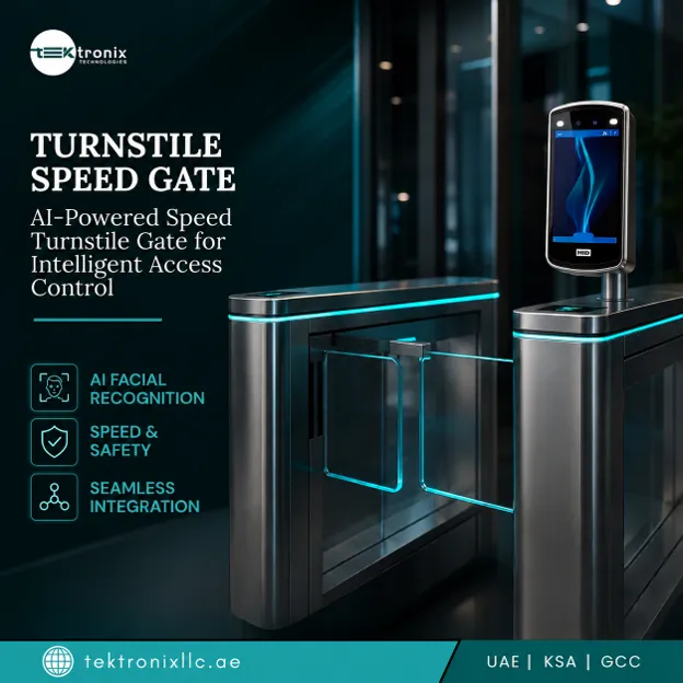 Modern Turnstile Speed Gates for Safer University Campuses in UAE