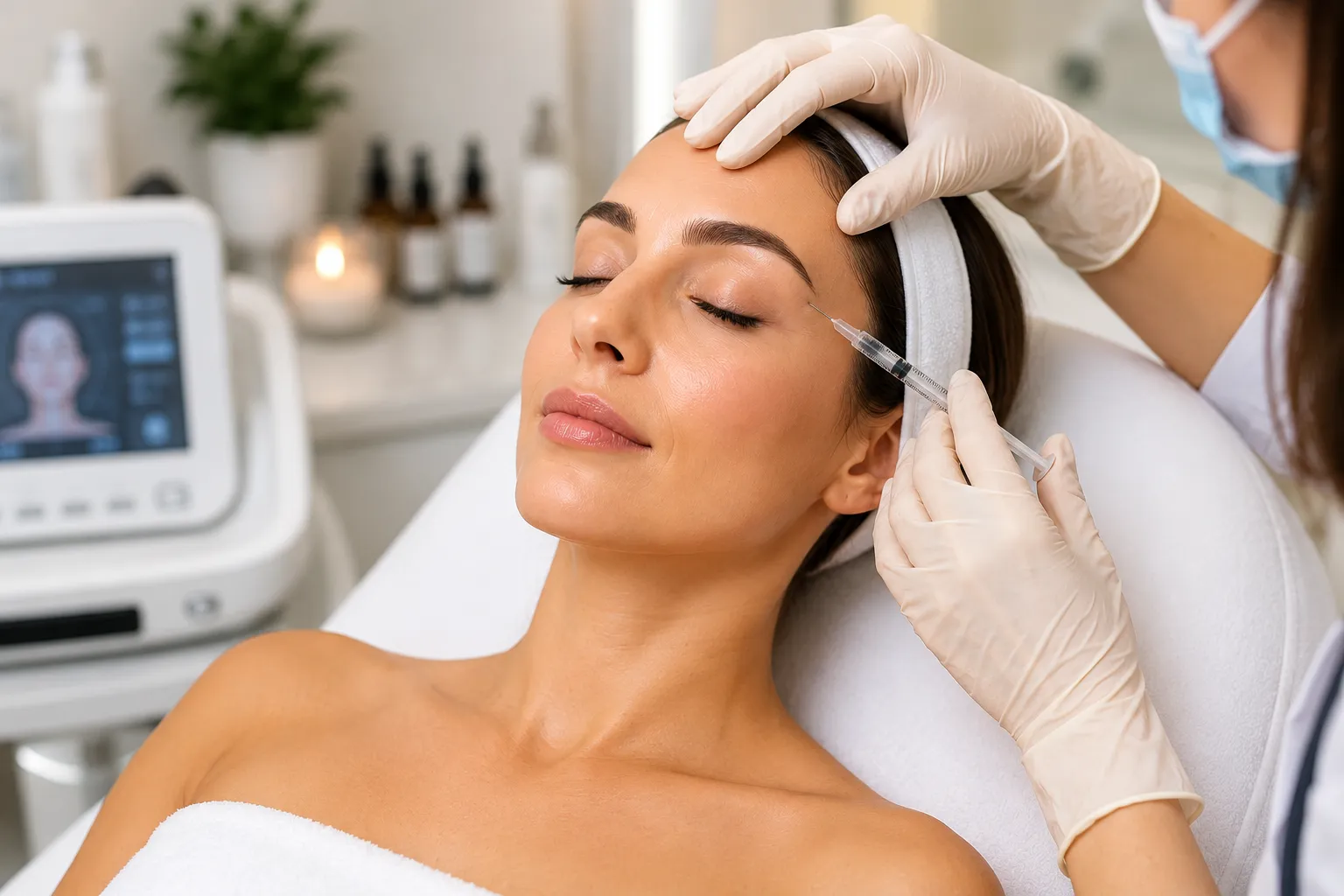 Aesthetic treatments performing visuals
