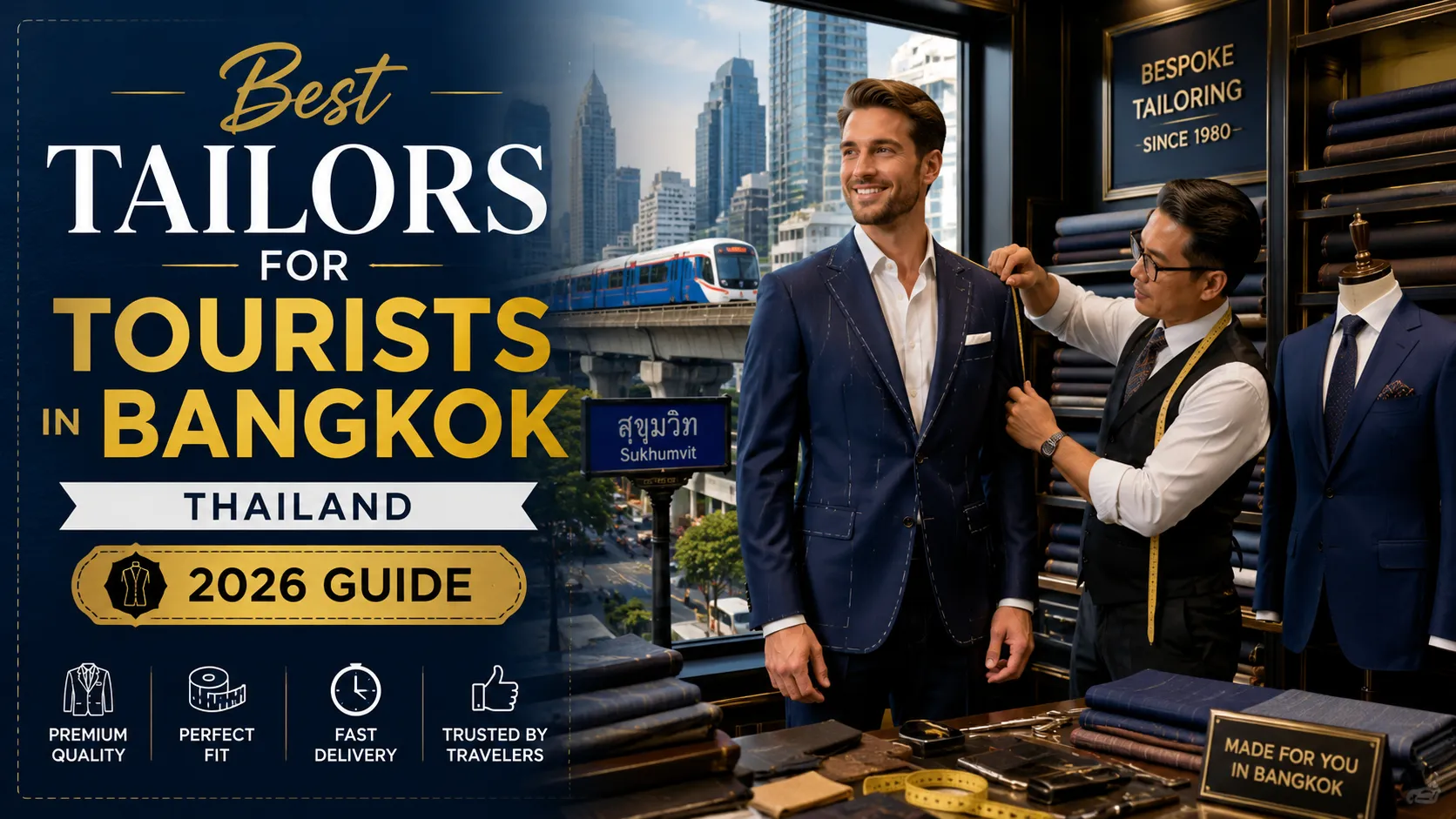 Best Tailors for Tourists in Bangkok, Thailand (2026 Guide)