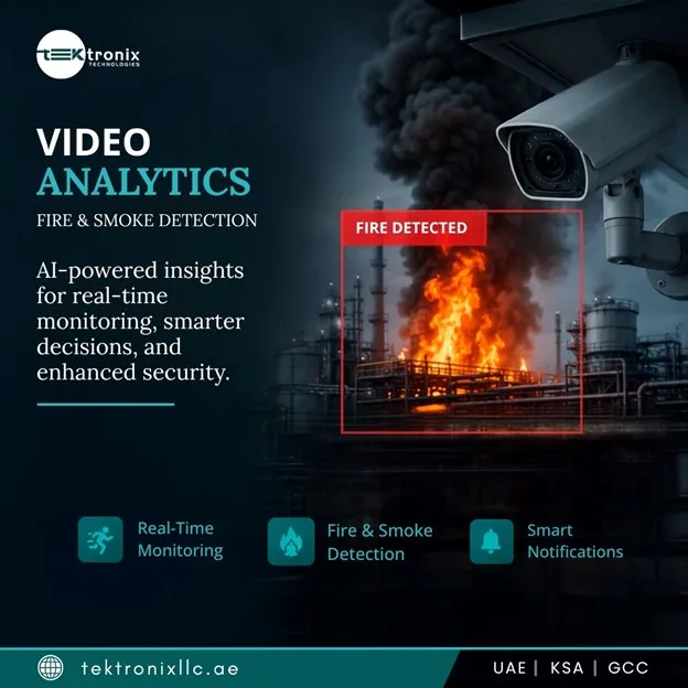 Real-Time Fire & Smoke Detection Using Video Analytics in UAE Hospitals