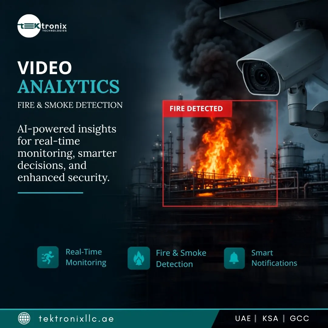 Real-Time Fire & Smoke Detection Using Video Analytics in UAE Hospitals