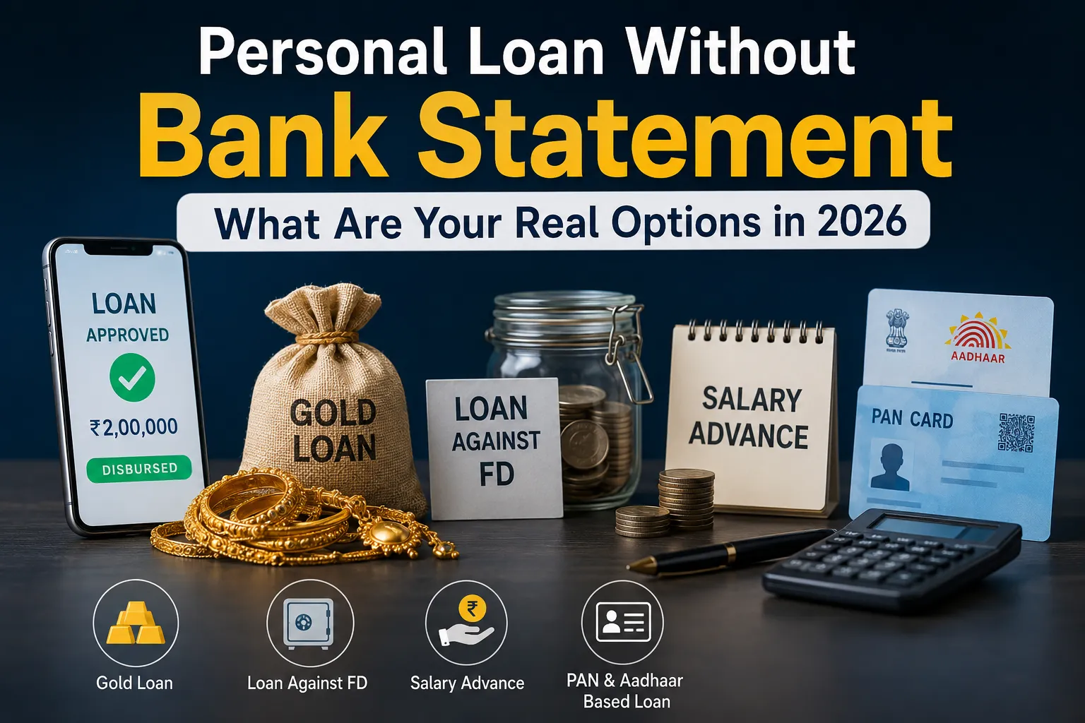 Personal Loan Without Bank Statement: What Are Your Real Options in 2026