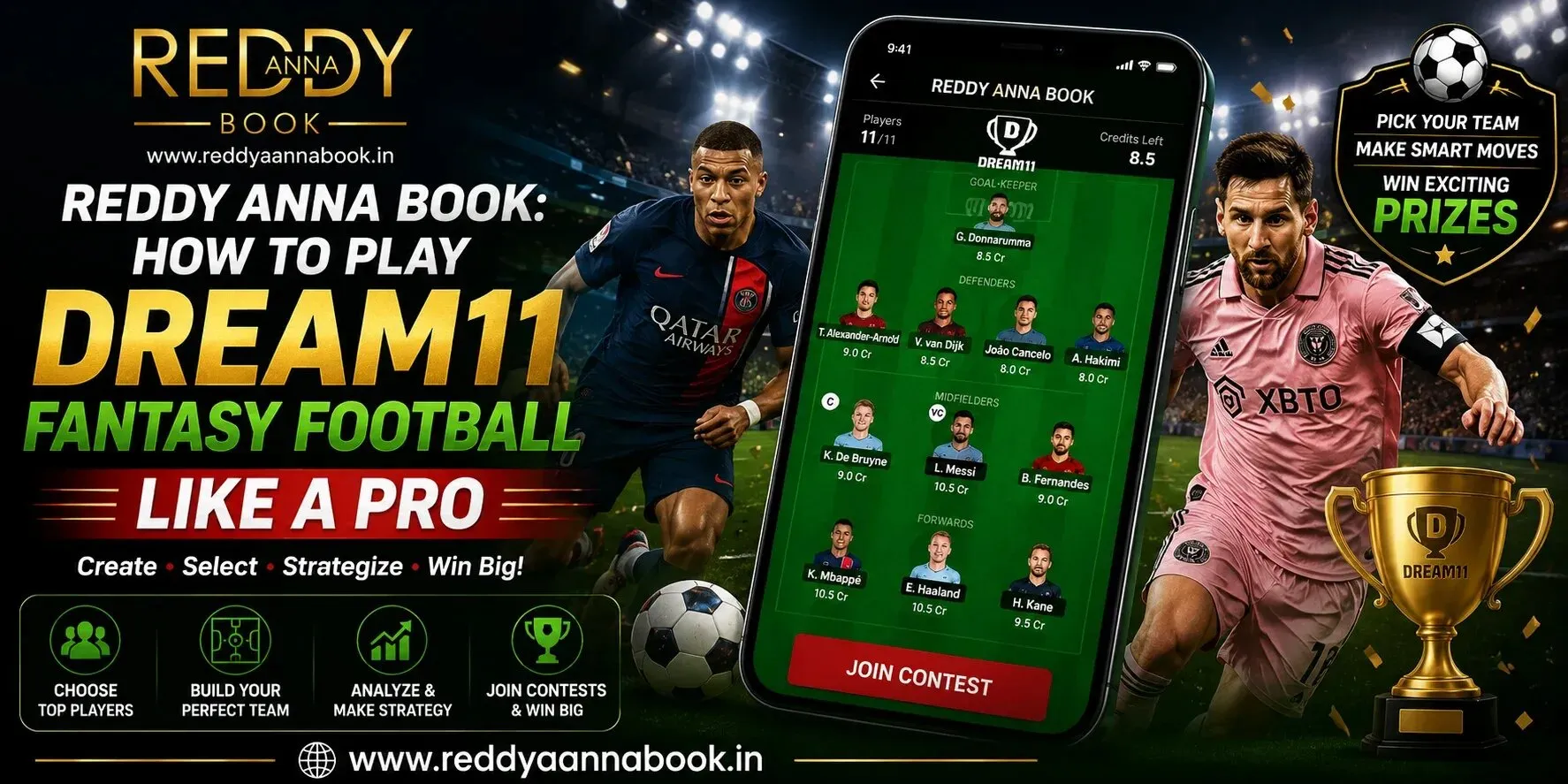 Reddy Anna Book: How to Play Dream11 Fantasy Cricket