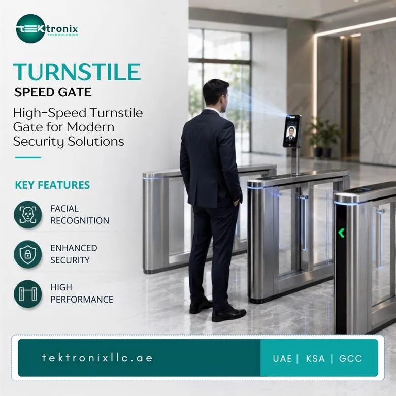 Turnstile Speed Gates for UAE Healthcare Campuses