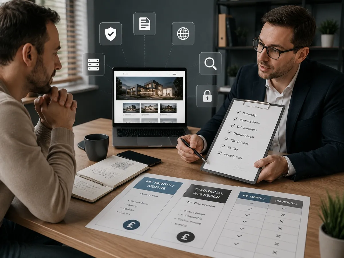 Choosing the right website package business consultation
