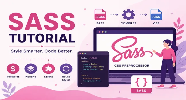 SASS Tutorial: Learn SASS from Basics to Advanced with Examples