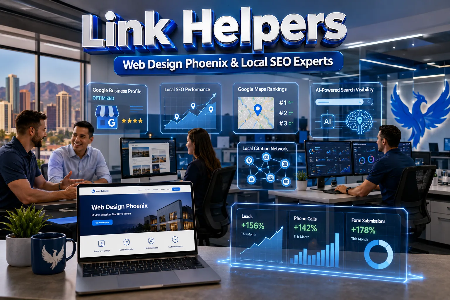 Why Do Phoenix Companies Choose Link Helpers for Web Design Phoenix and Local SEO Services?
