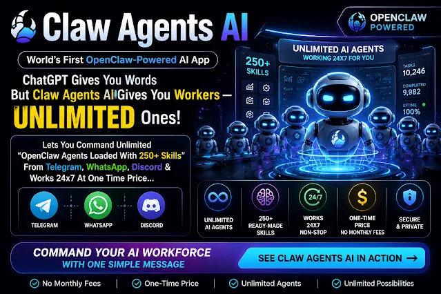 Claw Agents AI: The Ultimate AI Workforce That Works 24/7 From Telegram, WhatsApp & Discord