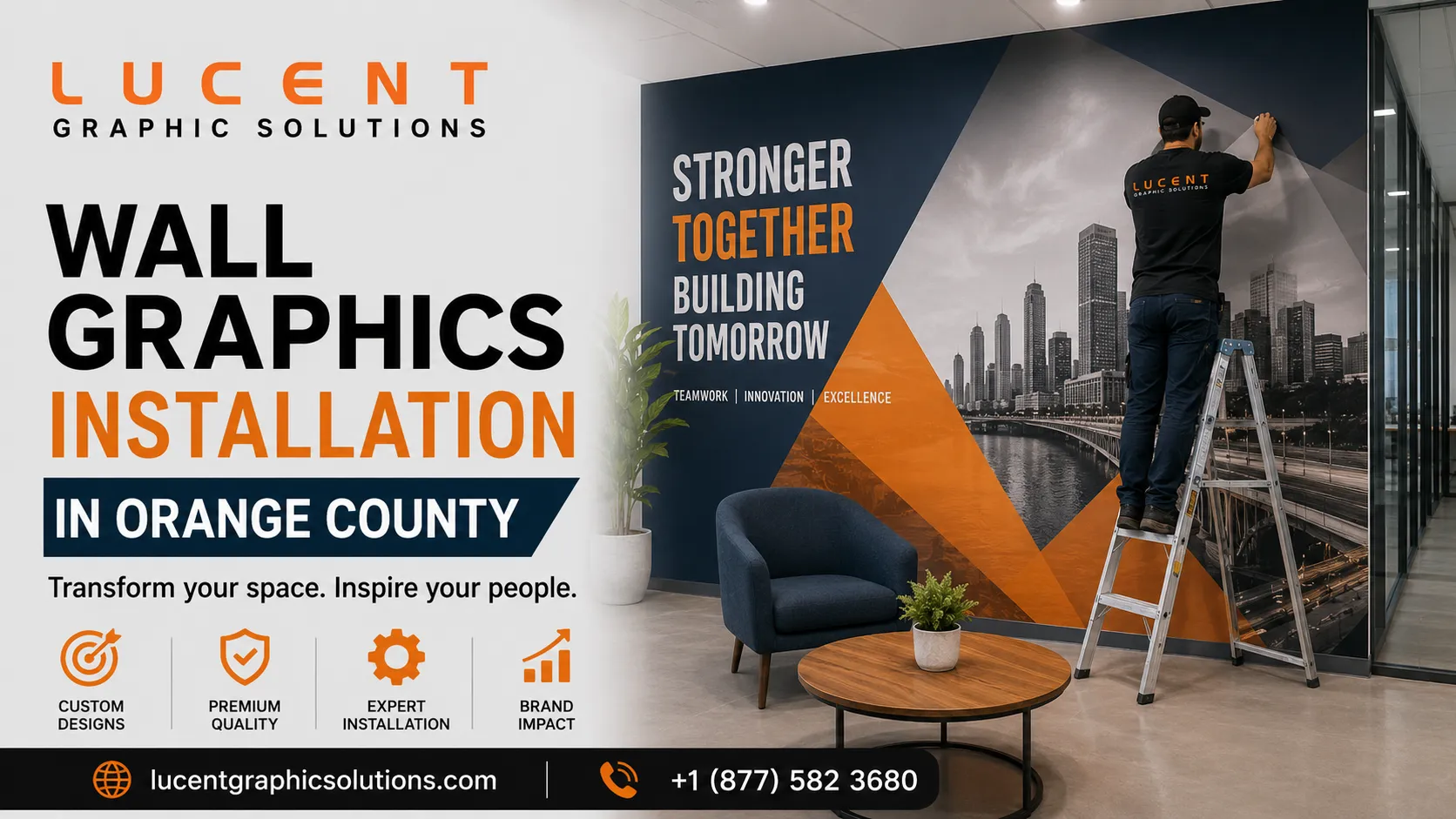 Wall Graphics Installation in Orange County: Why the Best Projects Start Long Before the Vinyl Goes on the Wall