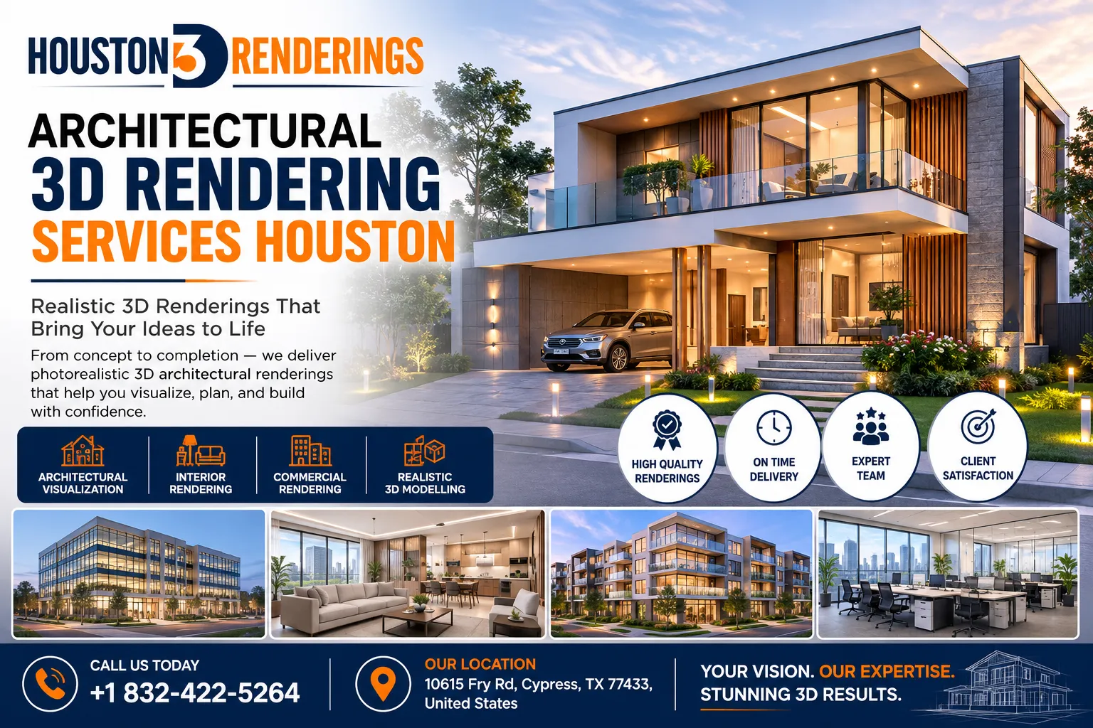 Experience Your Project Before You Build with Realistic 3D Visualisations