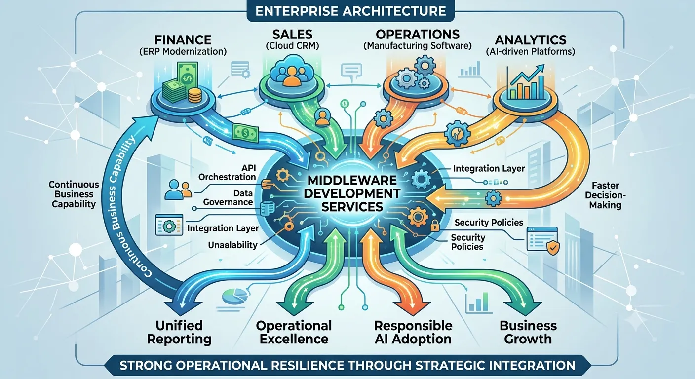 What Enterprise Leaders Get Wrong About Middleware Development Services