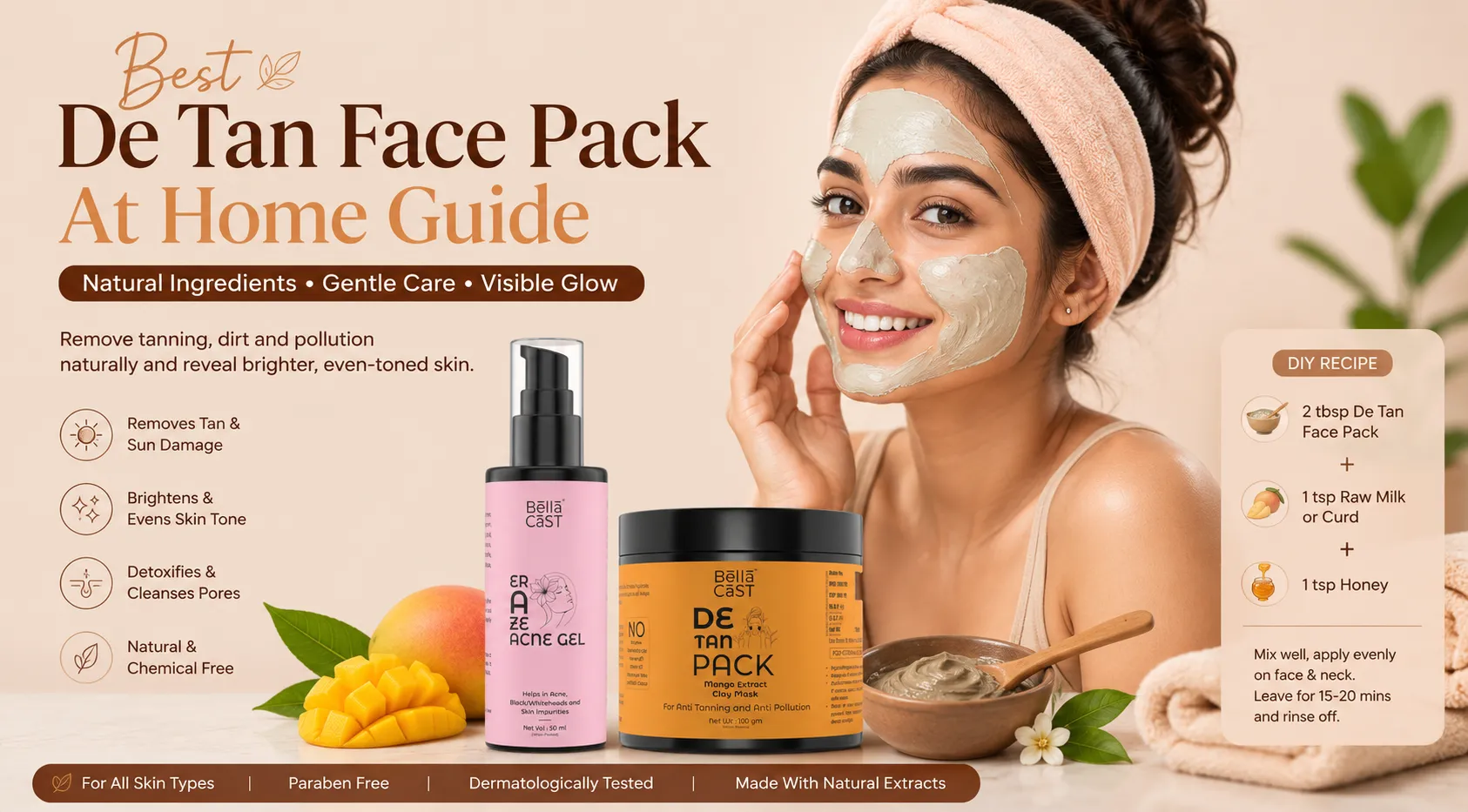 Best De Tan Face Pack At Home Guide