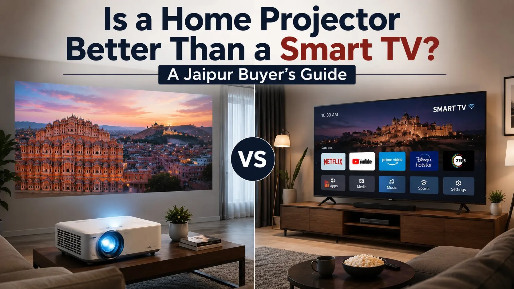 Is a Home Projector Better Than a Smart TV? A Jaipur Buyer's Guide
