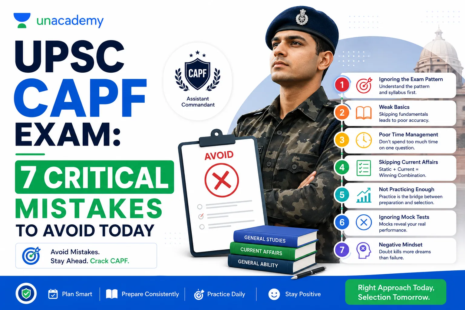 UPSC CAPF Exam 7 Critical Mistakes to Avoid Today