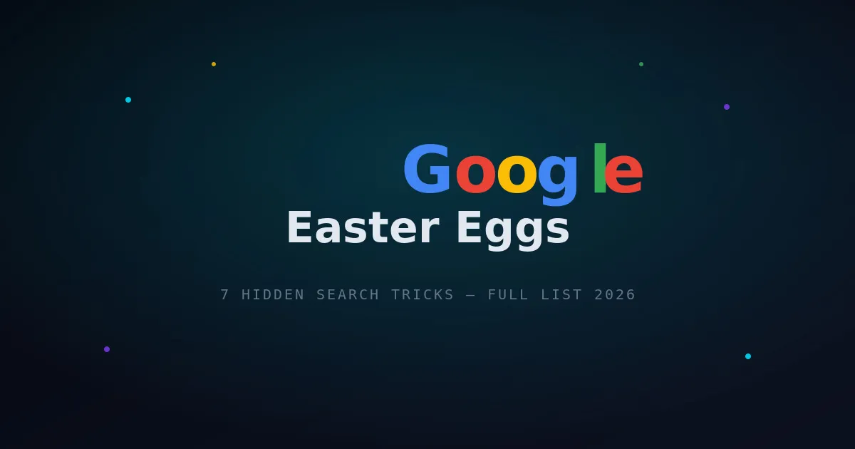 Google Easter Eggs: The Full List for 2026