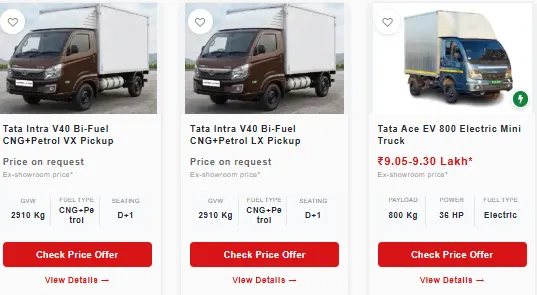 Tata Pickup – Price, Features, Specifications & Mileage