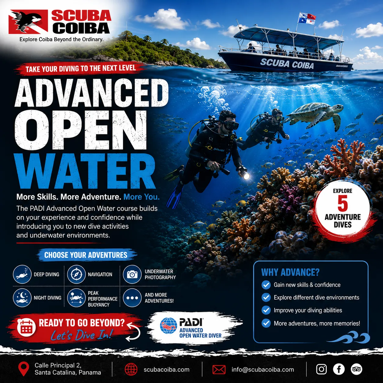 Coiba Dive Center Santa Catalina: Experience the Best Coiba Scuba Diving