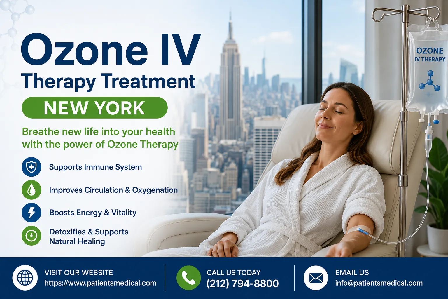 Why Are More People Choosing Ozone IV Therapy Treatment in New York?