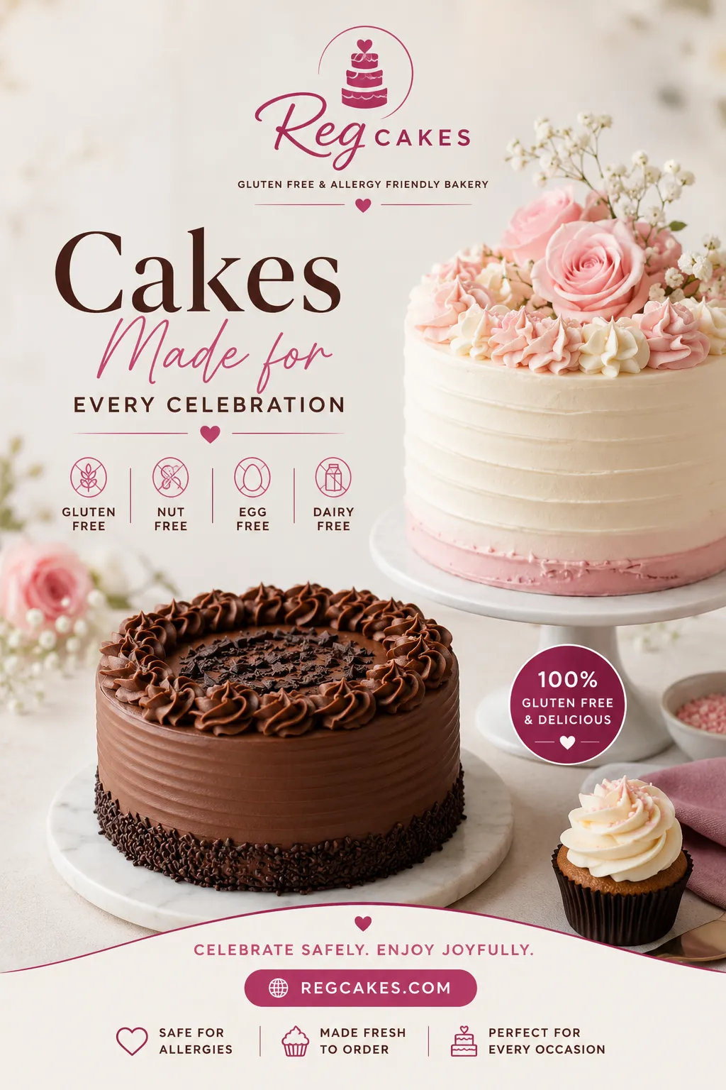 Looking for a Bakery Near Me Gluten Free? Where to Order Gluten Free Custom Cakes for Any Celebration