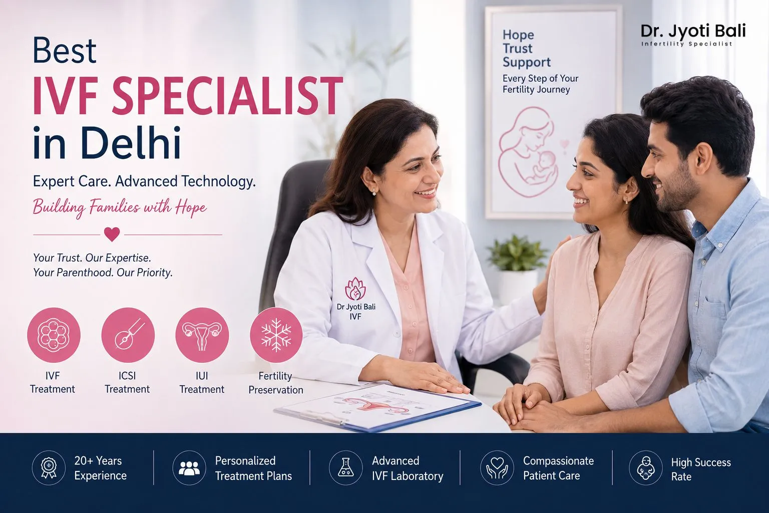 Best IVF Specialist in Delhi: How to Choose the Right Fertility Expert for Your Parenthood Journey