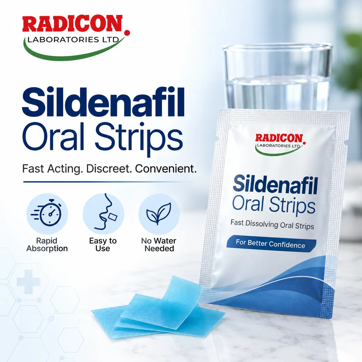 Sildenafil Oral Strips Supplier in India