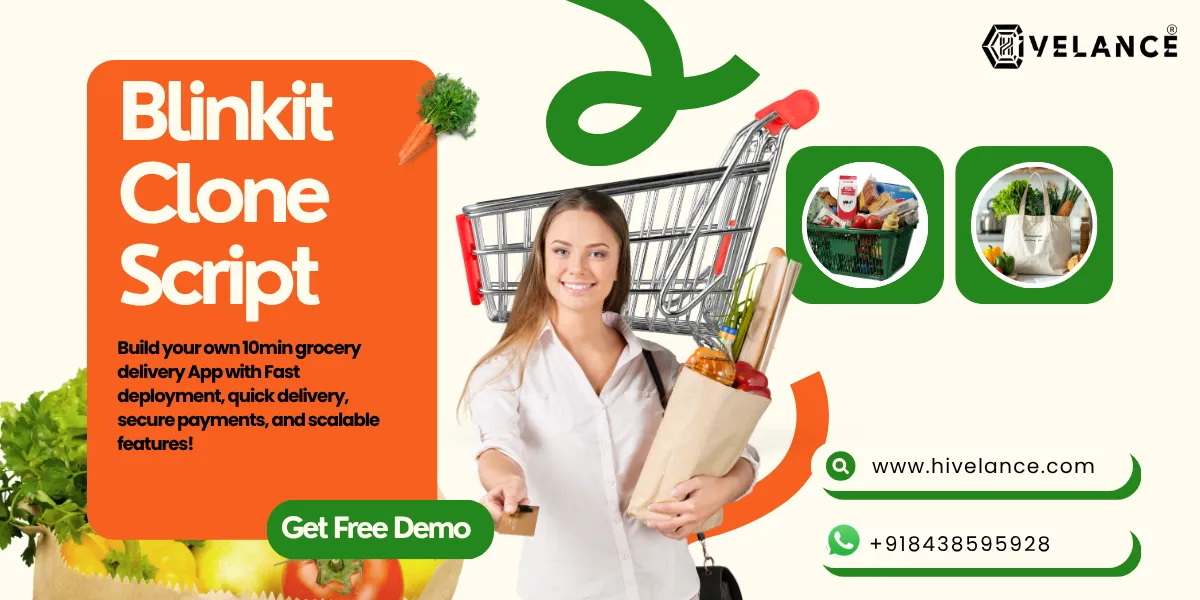 Launch a Hyperlocal Grocery Delivery App with a Ready-Made Blinkit Clone Script