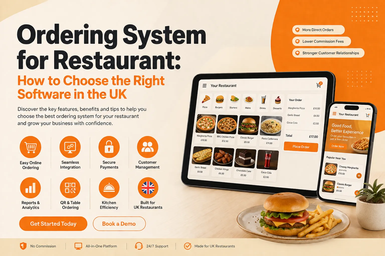 Ordering System for Restaurant: How to Choose the Right Software in the UK