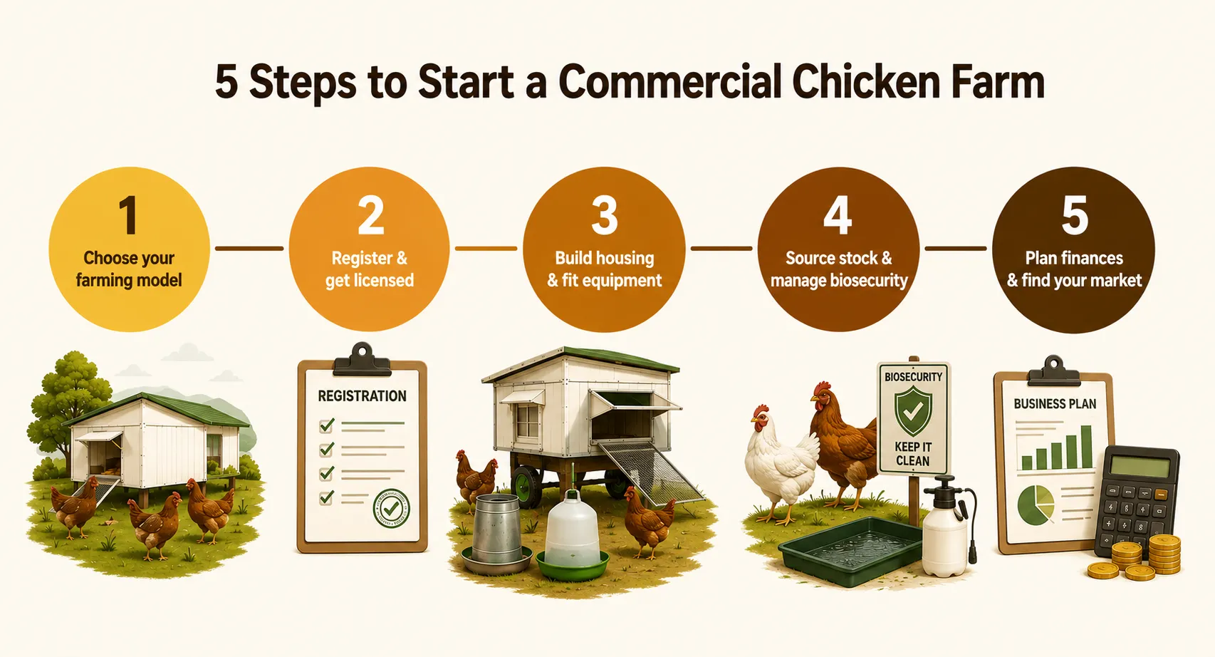 How to Start Commercial Chicken Farming in Australia: A Practical Guide