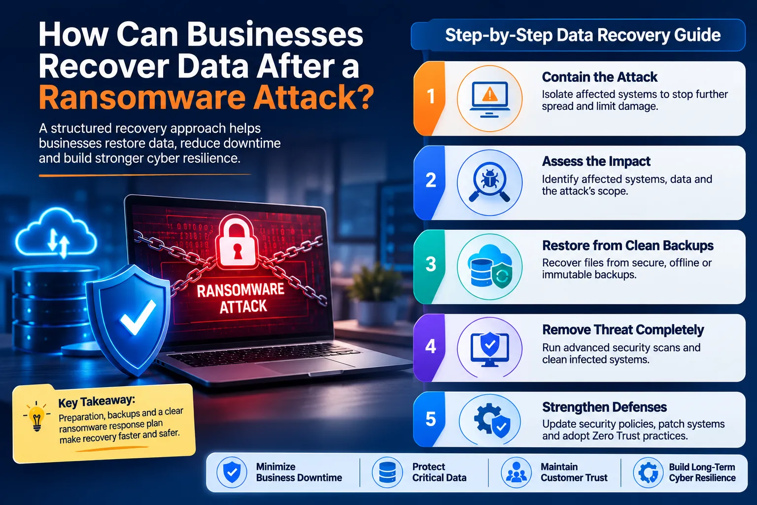 How Can Businesses Recover Data After a Ransomware Attack?