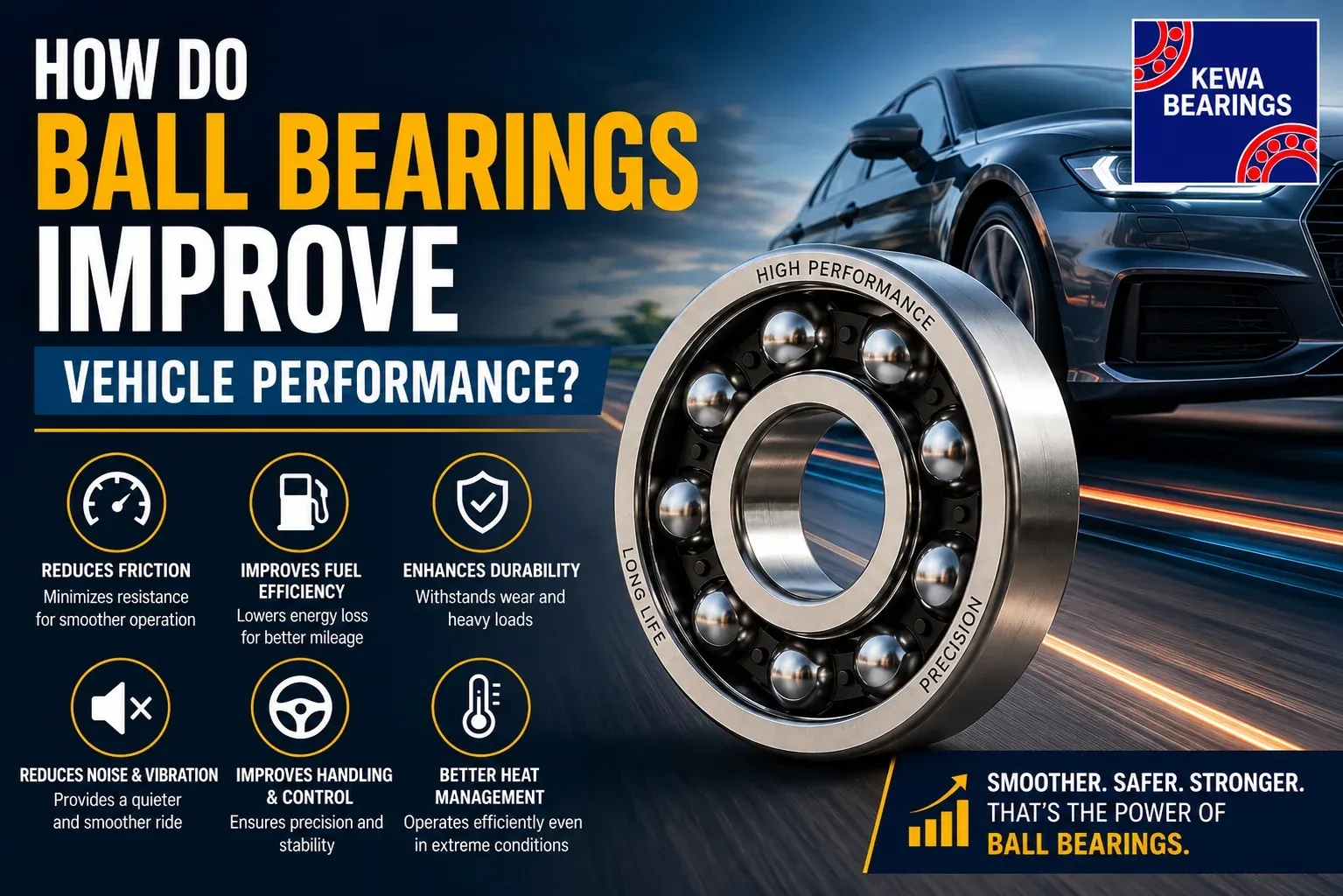 How Do Ball Bearings Improve Vehicle Performance?