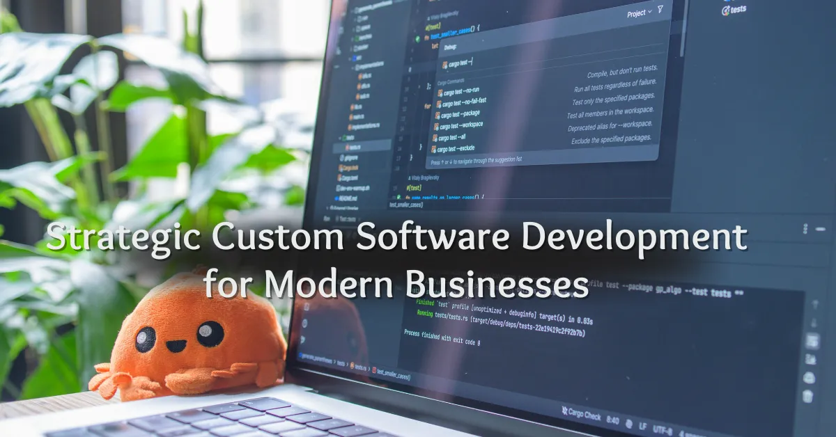 Strategic Custom Software Development for Modern Businesses
