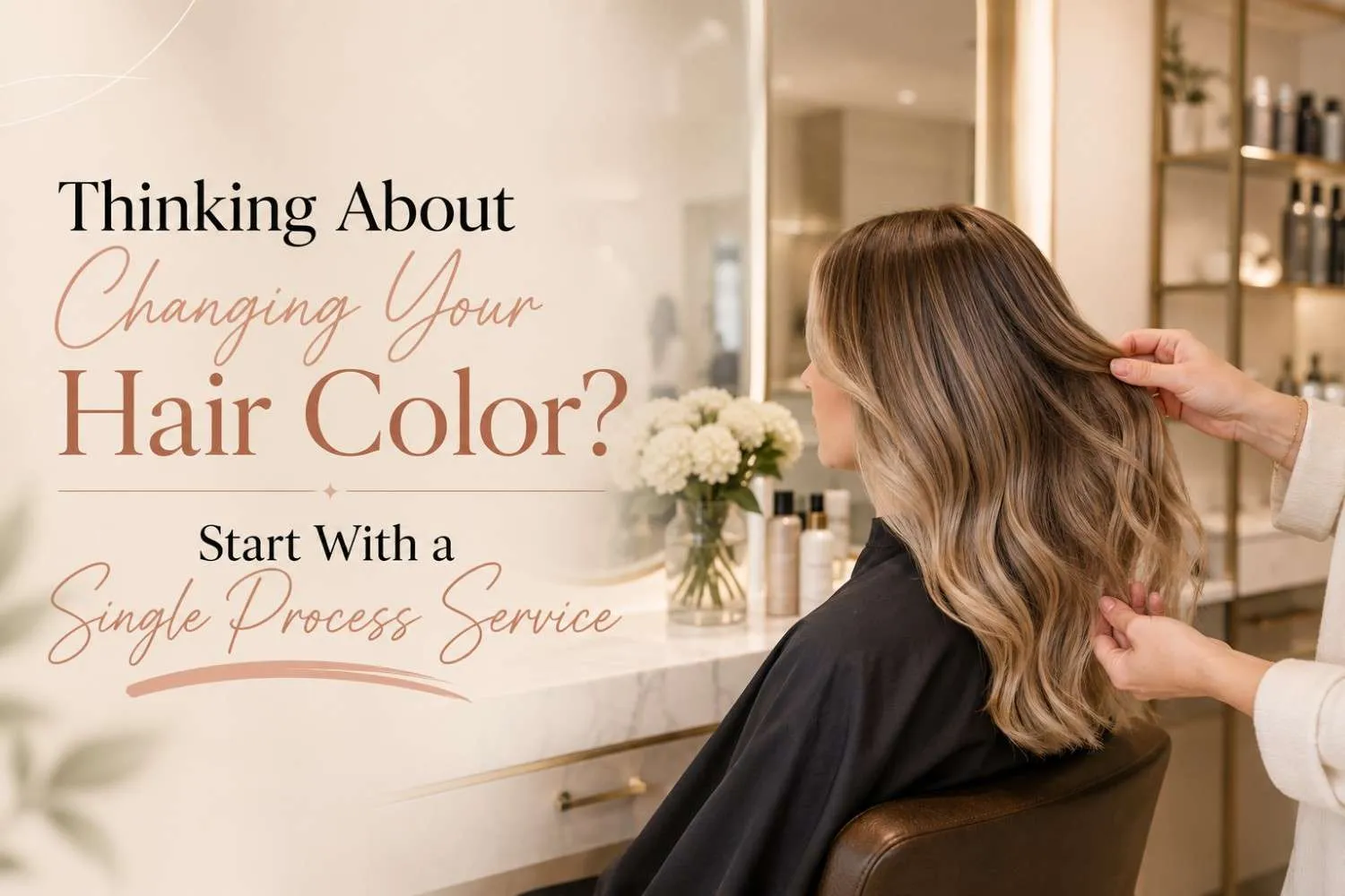 Thinking About Changing Your Hair Color? Start With a Single Process Service