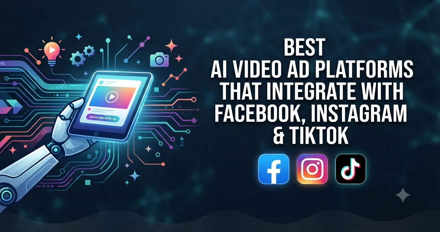 Best AI Video Ad Platforms That Integrate with Facebook, Instagram & TikTok