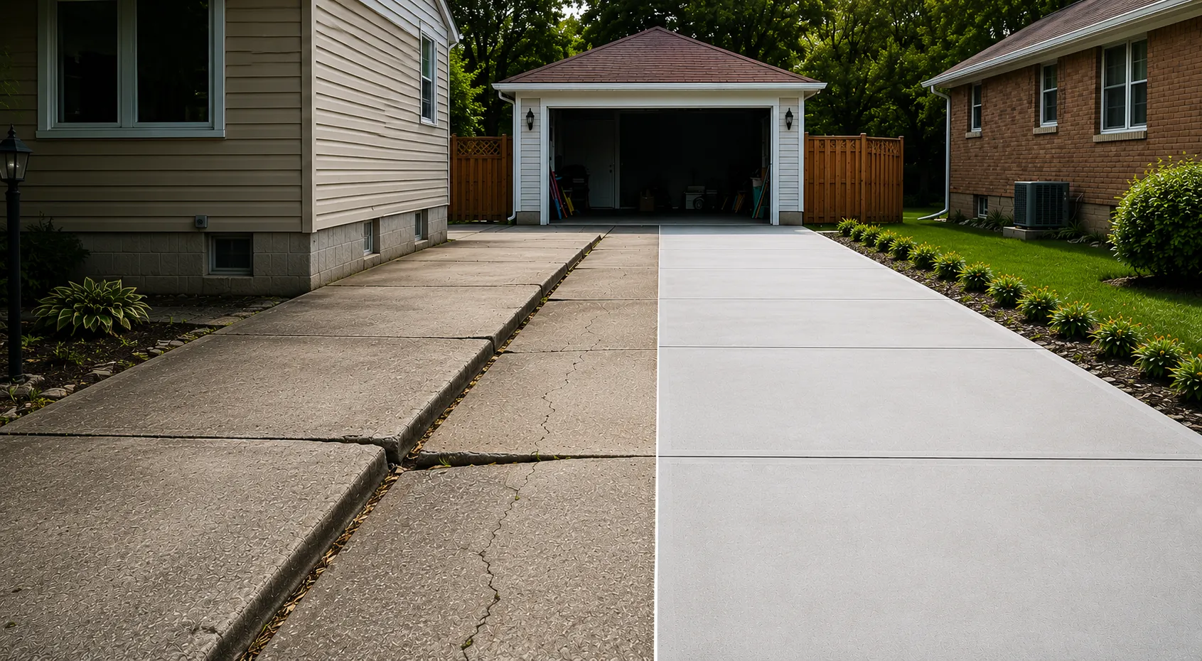 How Driveway Concrete Leveling Helps Repair Uneven Driveways