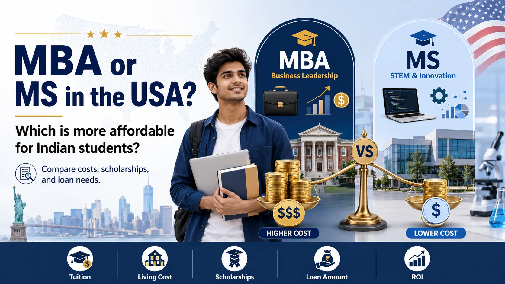 MBA or MS: Which Degree Is More Affordable in the USA for Indian Students?