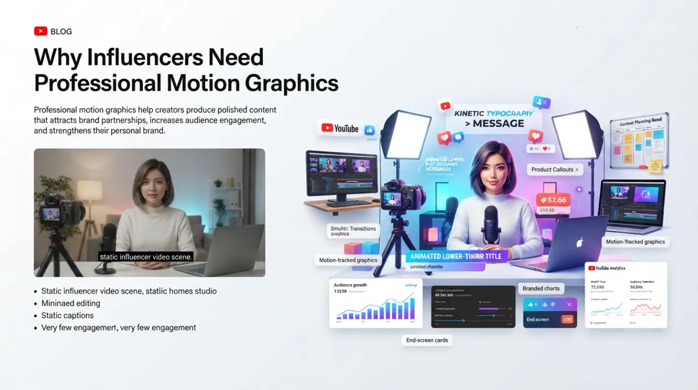 Why Influencers Need Professional Motion Graphics