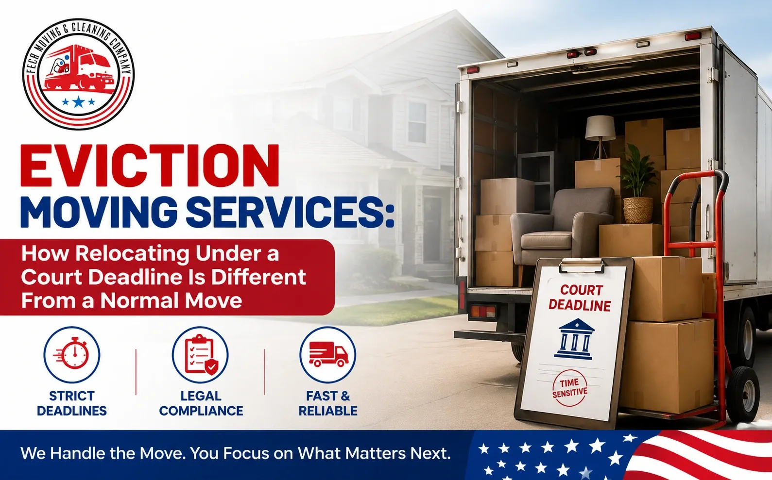 Eviction Moving Services: How Relocating Under a Court Deadline Is Different From a Normal Move