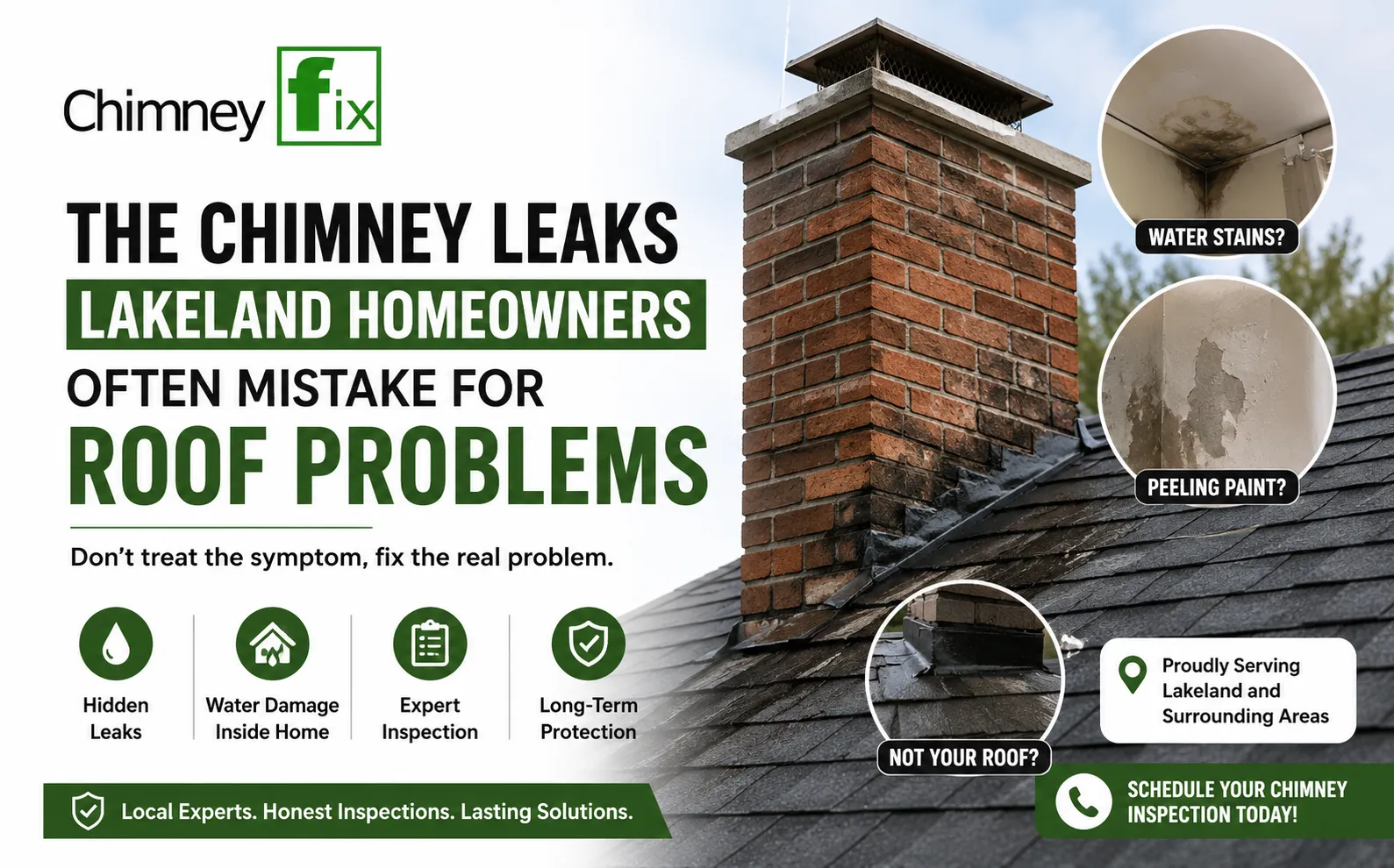 The Chimney Leaks Lakeland Homeowners Often Mistake for Roof Problems