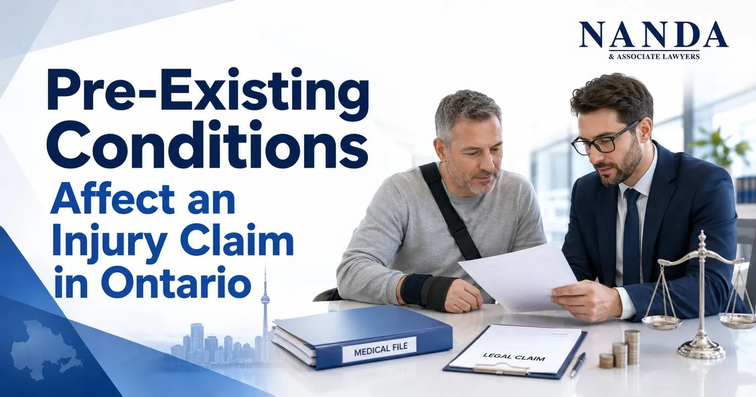 How Pre-Existing Injuries Are Considered in Ontario Accident Claims