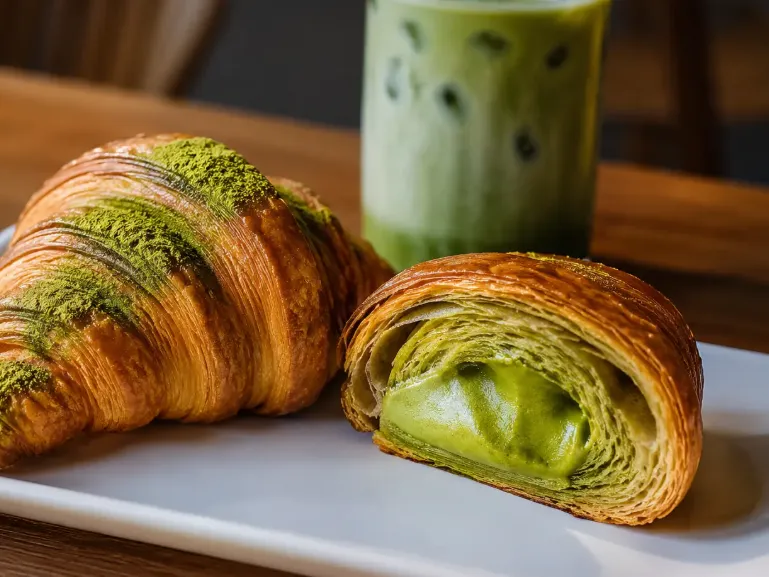 Matcha Croissant, Pastry Premium dengan Sentuhan Jepang yang Semakin Digemari