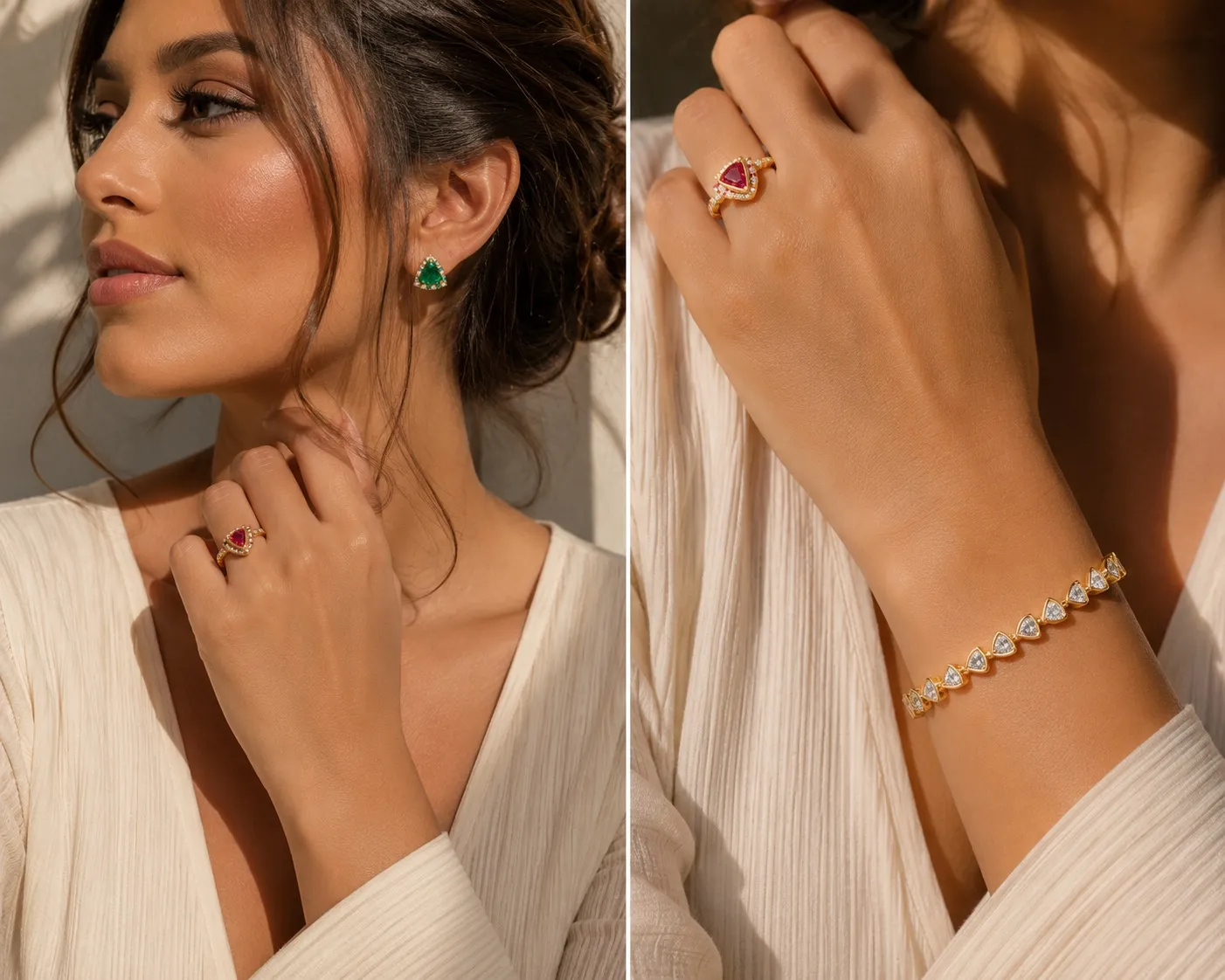 Gold Ruby Ring or Gold Emerald Earring: Which Gemstone Wins This Season?