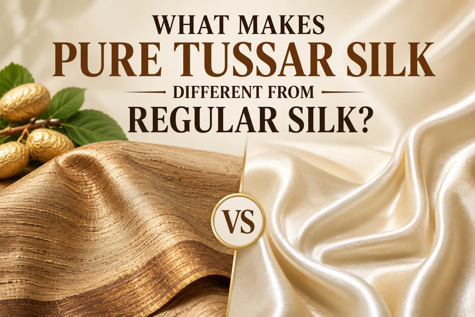 Tussar Silk Characteristics and Key Differences