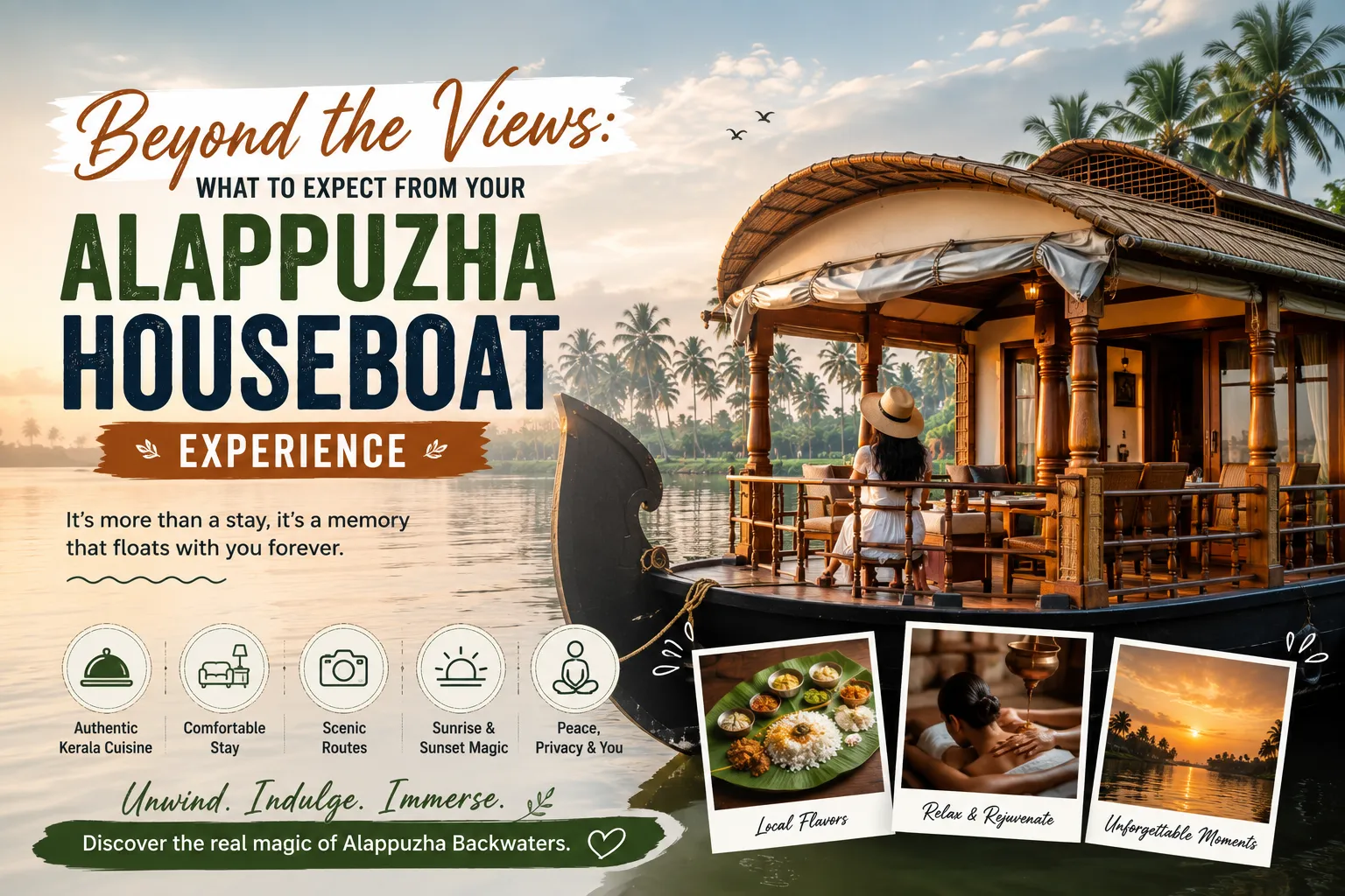 Beyond the Views: What to Expect from Your Alappuzha Houseboat Experience