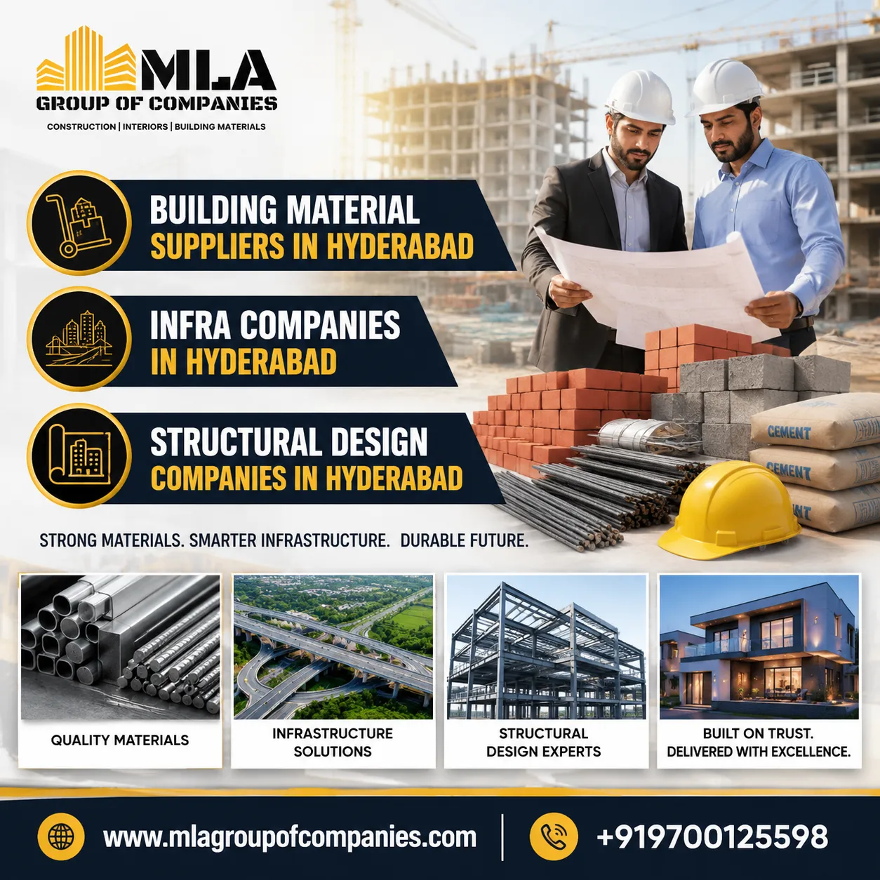 Finding Trusted Building Material Suppliers and Structural Design Companies in Hyderabad