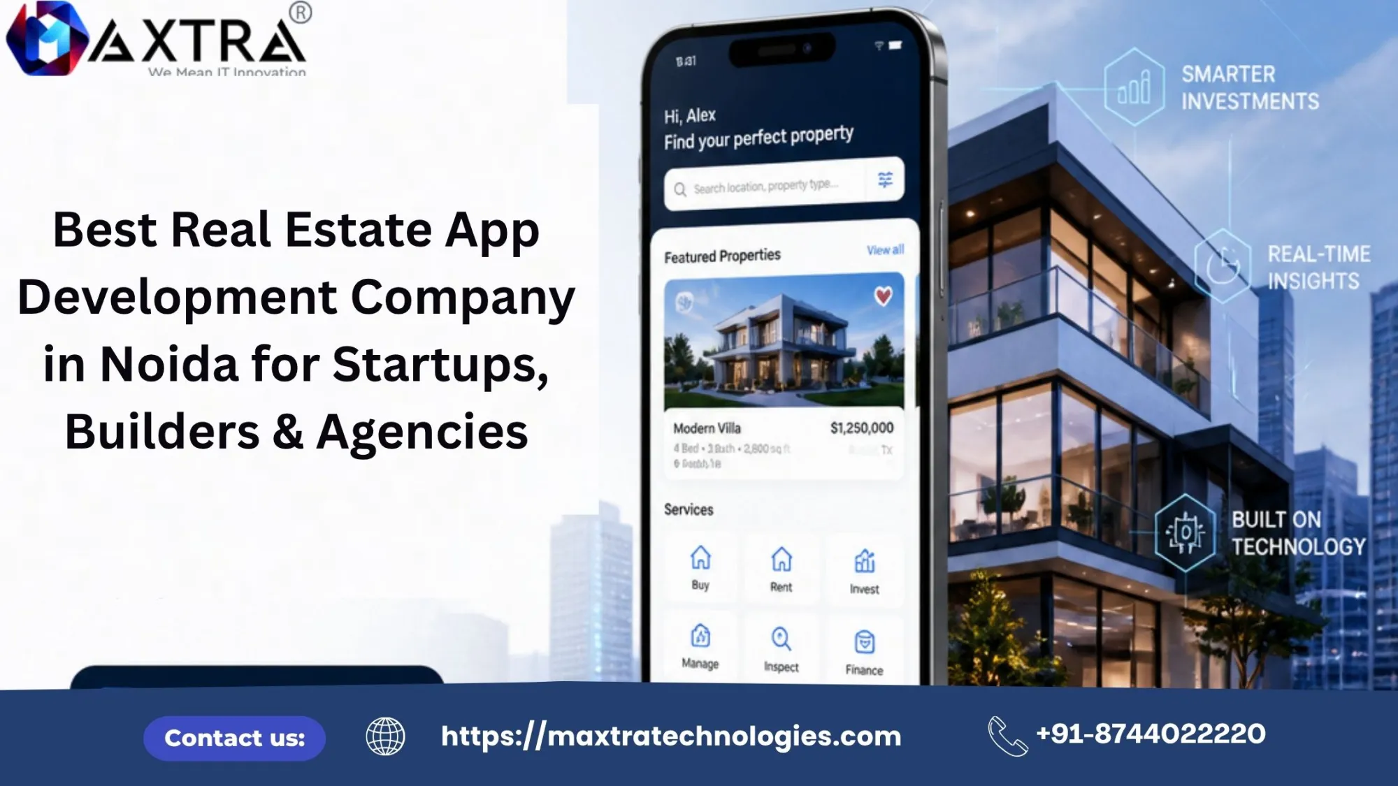 Best Real Estate App Development Company in Noida for Startups, Builders, and Agencies