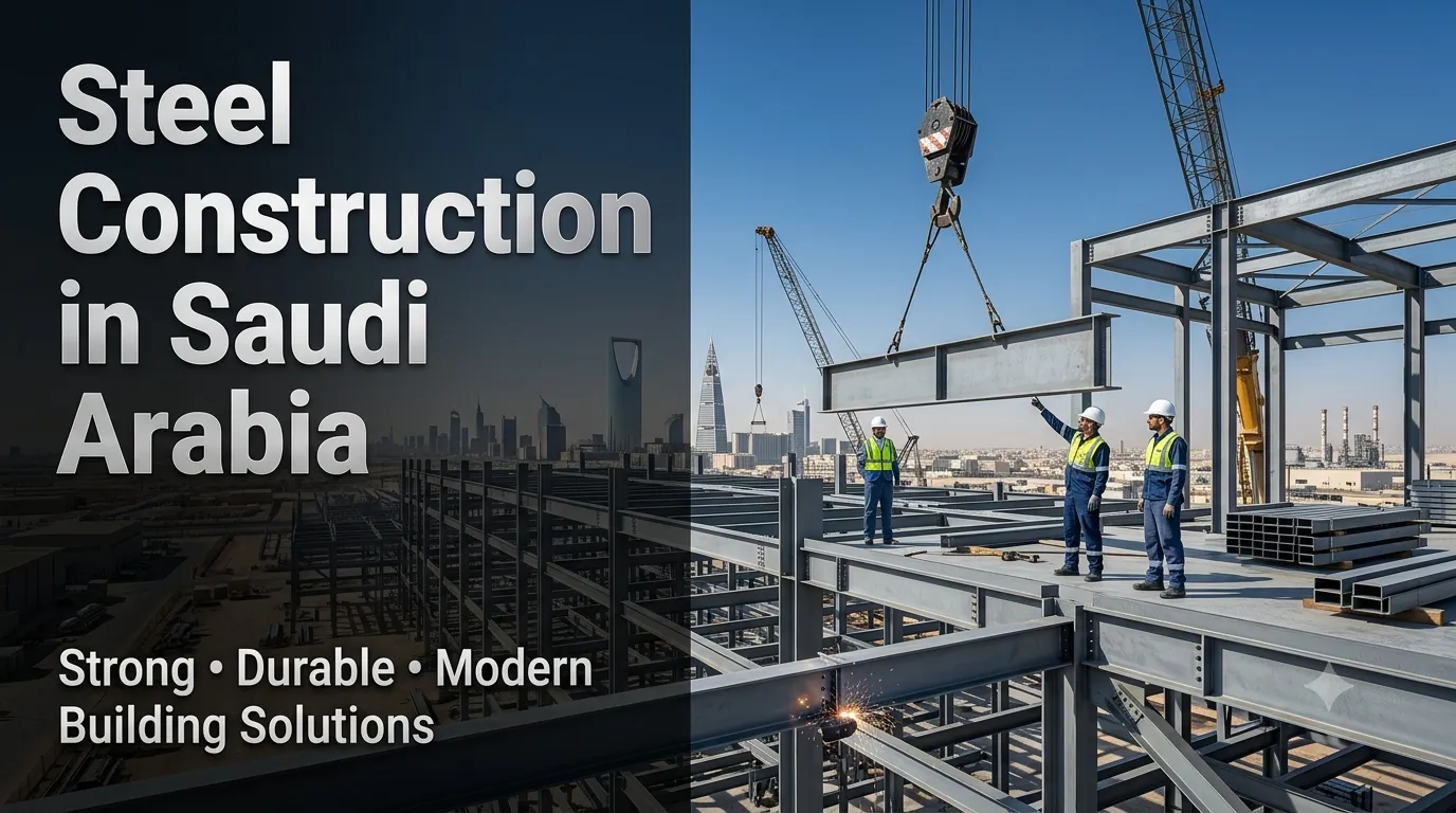 Steel Construction in Saudi Arabia – Building Strong, Sustainable, and Modern Structures with Matco Industry