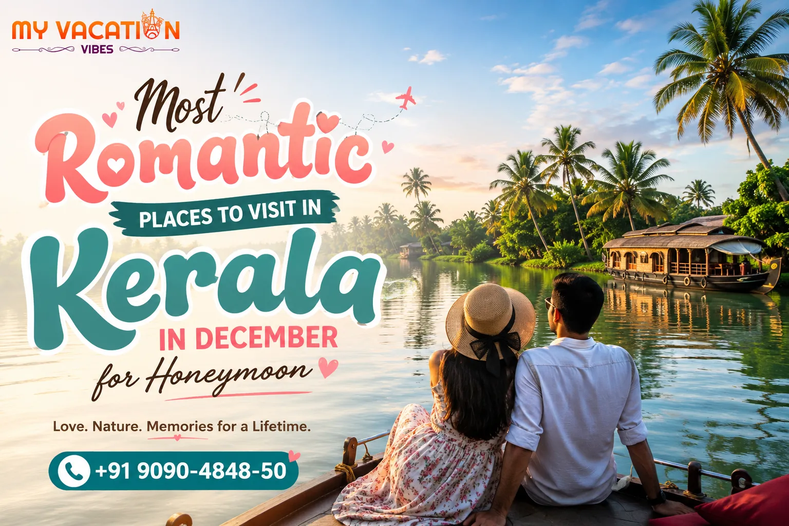 Most Romantic Places to Visit in Kerala in December for Honeymoon